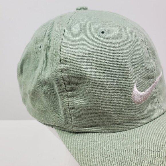 Nike Vintage Swoosh Strapback Hat Cap Taiwan Embroidered Logo U8SSH 100% Cotton - Picture 9 of 9